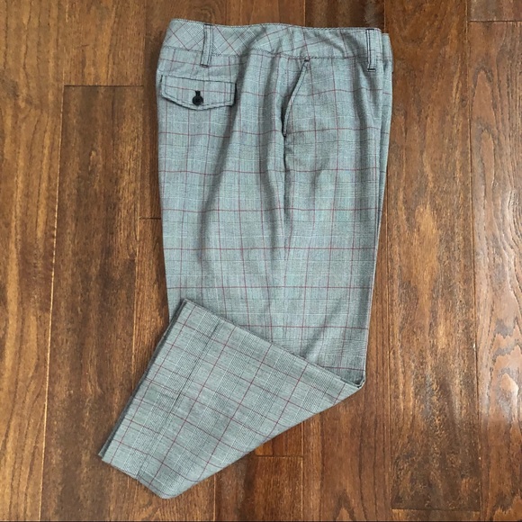 NWT Liz & Co. Plaid Cuffed Capri - Picture 6 of 9